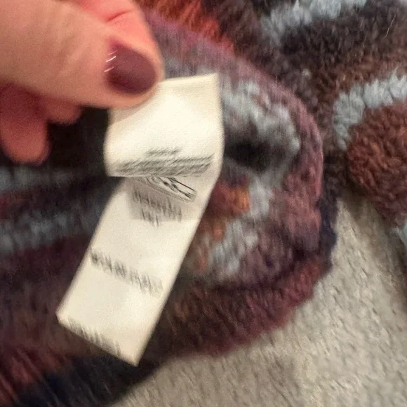 Designer Striped Multicolor Sweater - Picture 3 of 7